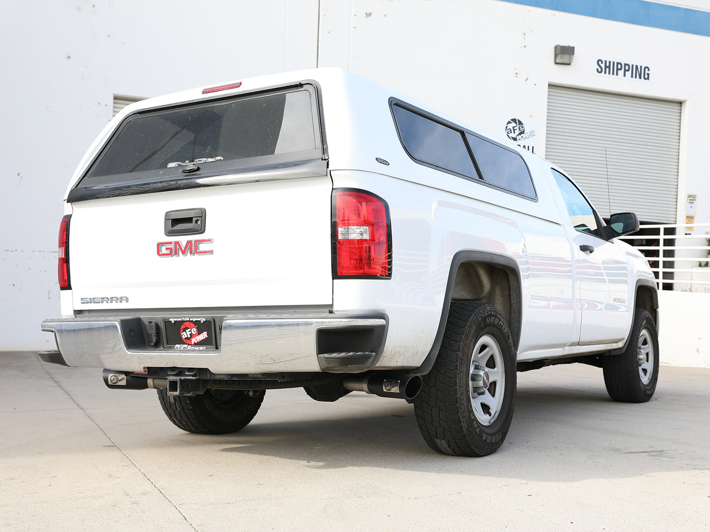 aFe Gemini XV 3in SS Cat-Back Exhaust w/ Cut-Out Black Tips | Silverado 1500 (09-18) (49-34131-B)