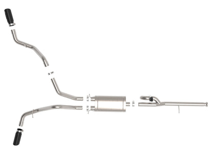 aFe Gemini XV 3in SS Cat-Back Exhaust | Chevy Silverado 1500 LD (14-18) (49-34132-B)