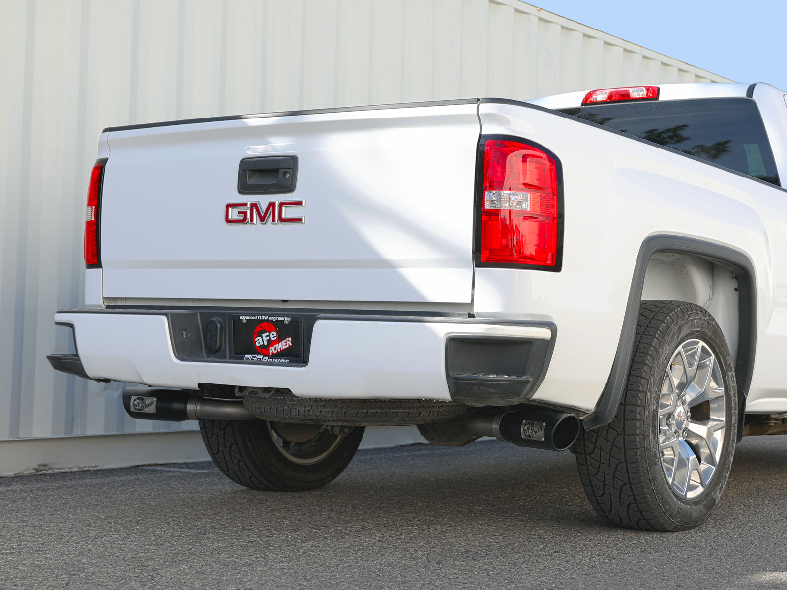 aFe Gemini XV 3in SS Cat-Back Exhaust w/ Cut-Out Black Tips | Silverado 1500 (09-18) (49-34133-B)
