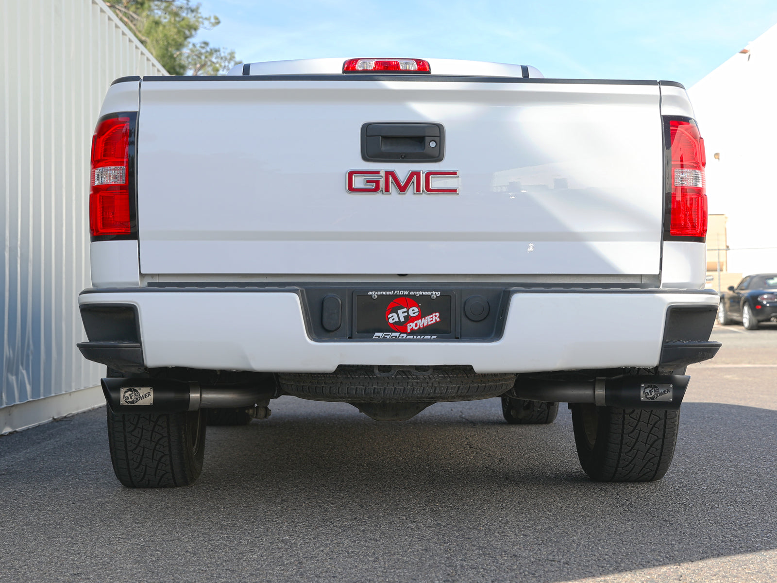 aFe Gemini XV 3in SS Cat-Back Exhaust w/ Cut-Out Black Tips | Silverado 1500 (09-18) (49-34133-B)