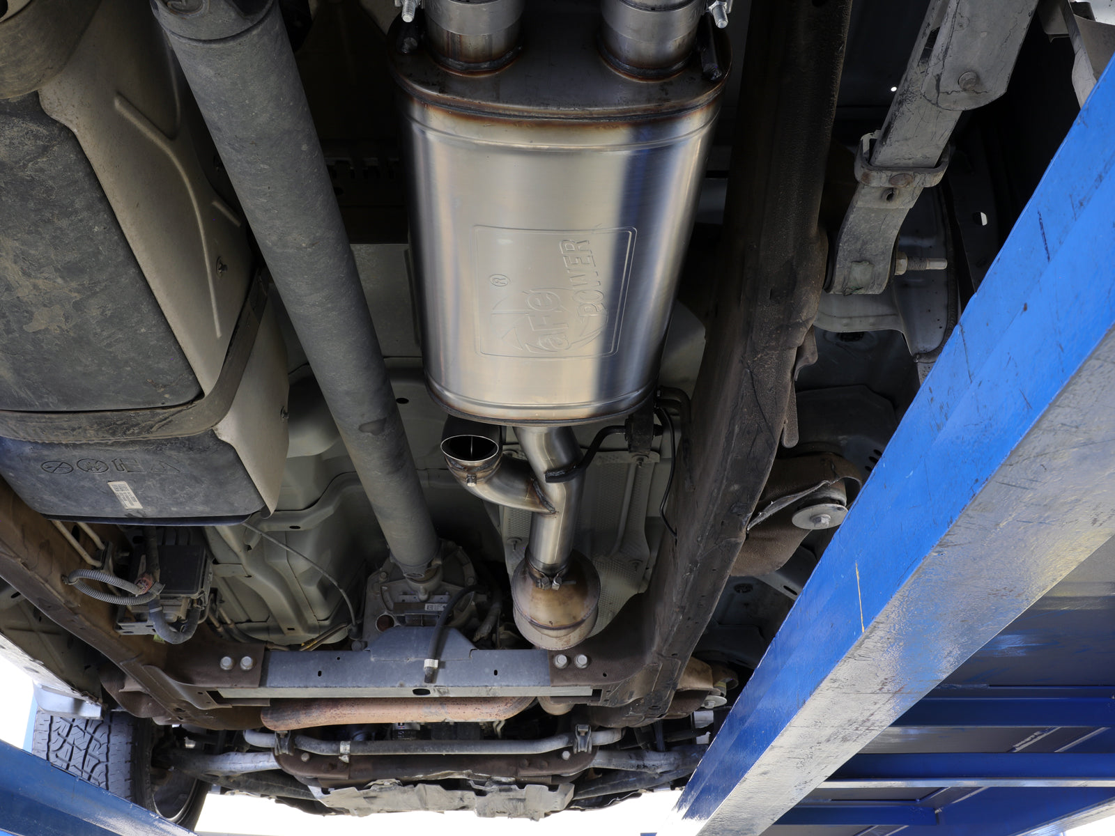 aFe Gemini XV 3in SS Cat-Back Exhaust w/ Cut-Out Black Tips | Silverado 1500 (09-18) (49-34133-B)