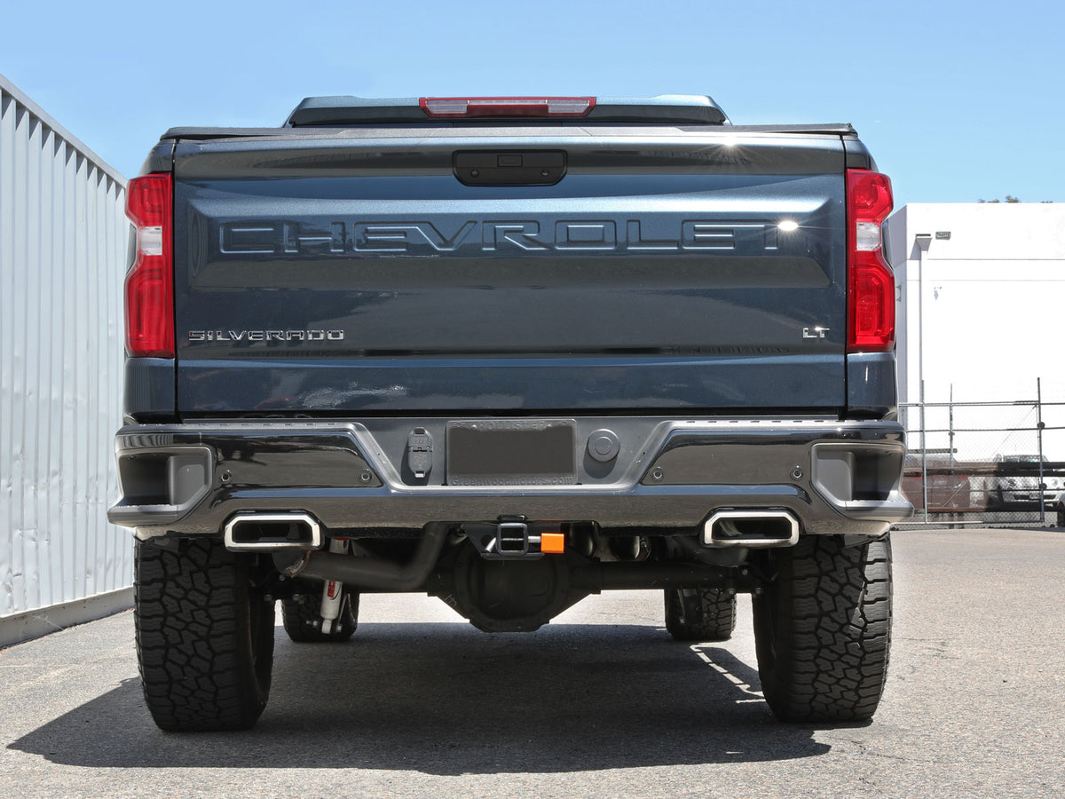 aFe Gemini XV 3in SS D&S Cat-Back Exhaust w/ Cut-Out | Chevy Silverado 1500 (19-22) (49-34138)