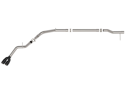 aFe Rebel XD 3IN 304SS DPF-Back Exhaust w/Dual Black Tip | GM Trucks L6-3.0L (td) (49-34145-B)