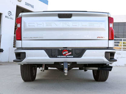 aFe Rebel XD 3IN 304SS DPF-Back Exhaust w/Dual Black Tip | GM Trucks L6-3.0L (td) (49-34145-B)