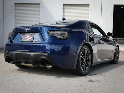 aFe Takeda 2.5in SS Cat-Back Exhaust w/ Black Tip | Scion FR-S/BRZ (13-15) (49-36023-B)