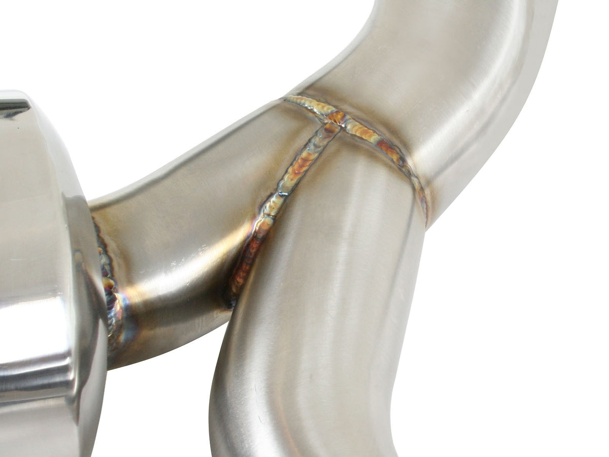 aFe Takeda 2.5in SS Axle-Back Exhaust w/ CF Tips | Subaru BRZ/Scion FR-S (13-15) (49-36023-C)