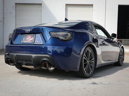aFe Takeda 2.5in SS Axle-Back Exhaust w/ CF Tips | Subaru BRZ/Scion FR-S (13-15) (49-36023-C)