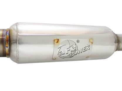 aFe 2-1/4 to 2-1/2in Stainless Steel Axle-Back Exhaust w/ Black Tip | Scion tC (11-16) (49-36025-B)