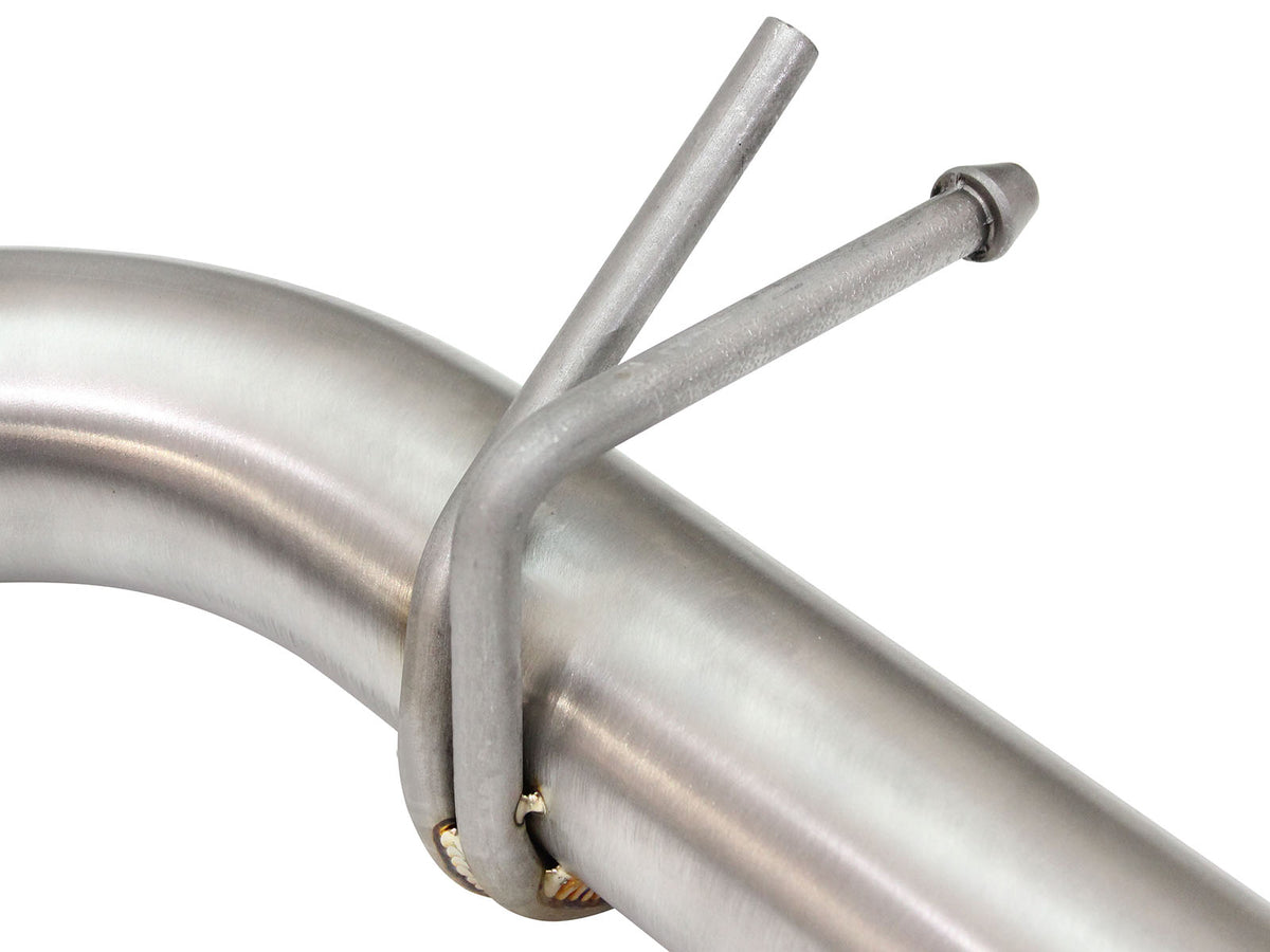 aFe 2-1/4 to 2-1/2in Stainless Steel Axle-Back Exhaust w/ Black Tip | Scion tC (11-16) (49-36025-B)