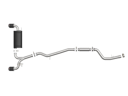 aFe Takeda 3in to 2.5in SS Cat-Back Exhaust | Toyota Supra (20-26) (49-36043-C)