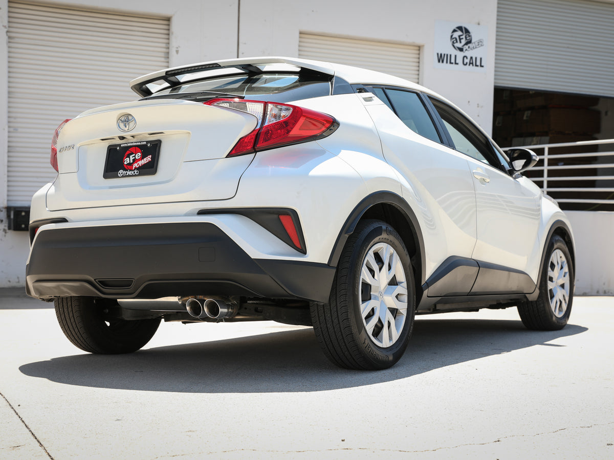 aFe Takeda 2.5in 304 SS Cat-Back Exhaust w/ Polished Tip | Toyota C-HR (18-21) (49-36044-P)