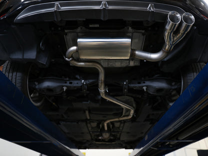 aFe Takeda 2-1/2in SS Cat-Back Exhaust w/ Polished Tip | Lexus CT200h (11-17) (49-36047-P)
