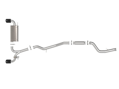 aFe Takeda 3in to 2.5in SS Cat-Back Exhaust | Toyota Supra 21-24 (49-36050-P)