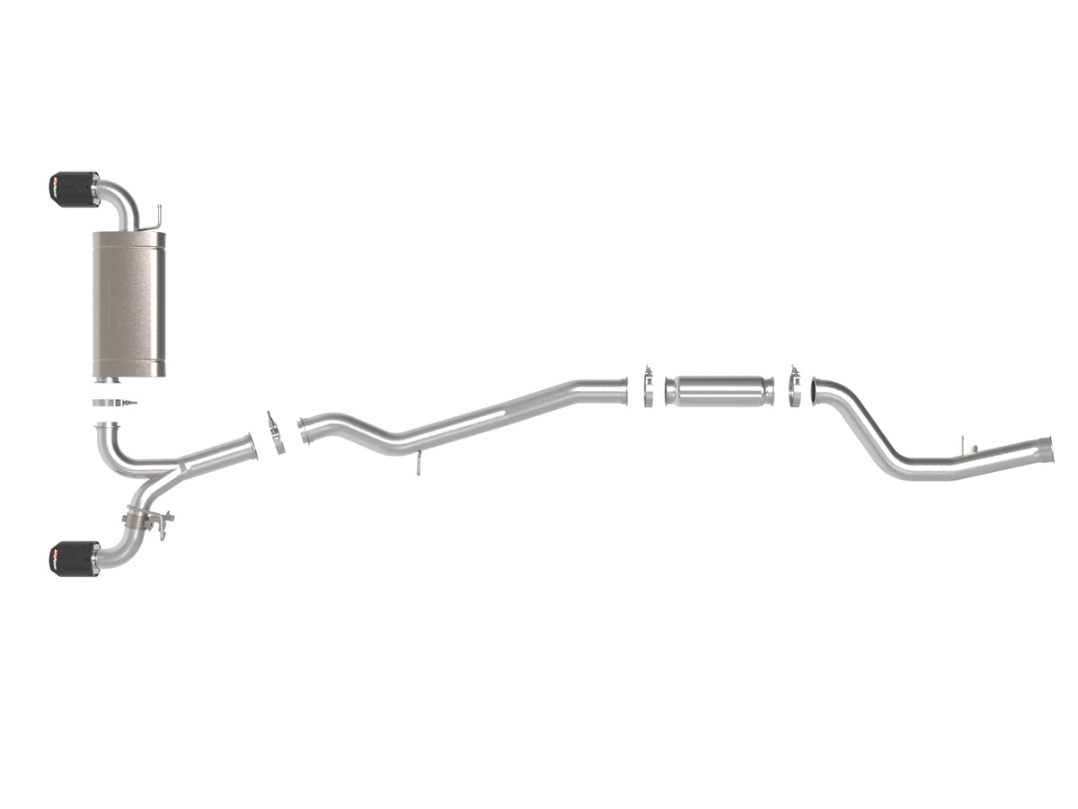 aFe Takeda 3in to 2.5in SS Cat-Back Exhaust | Toyota Supra 21-24 (49-36050-P)