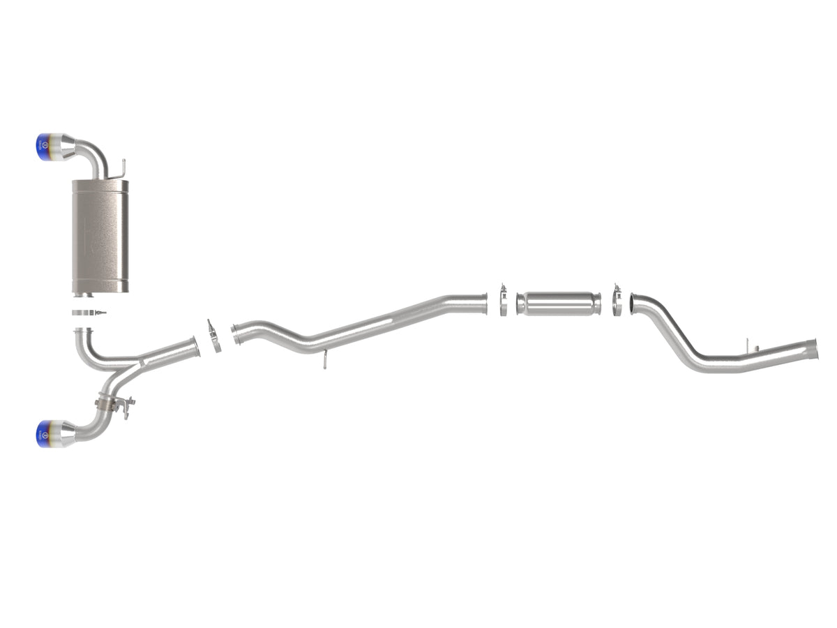 aFe Takeda 3in to 2.5in SS Cat-Back Exhaust | Toyota Supra 21-24 (49-36050-P)