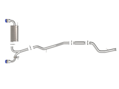 aFe Takeda 3in to 2.5in SS Cat-Back Exhaust | Toyota Supra 21-24 (49-36050-P)
