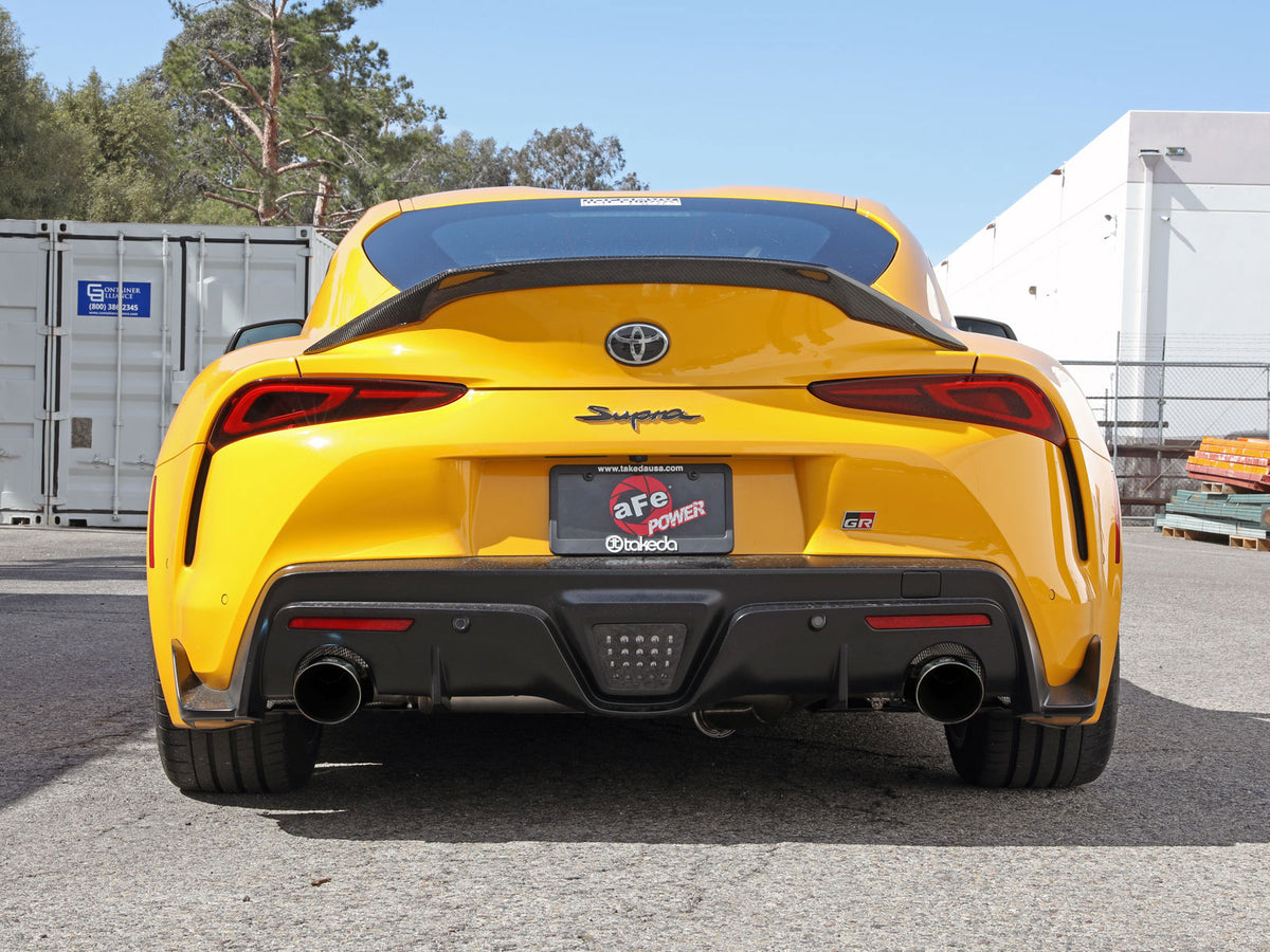 aFe Takeda 3in to 2.5in SS Cat-Back Exhaust | Toyota Supra 21-24 (49-36050-P)