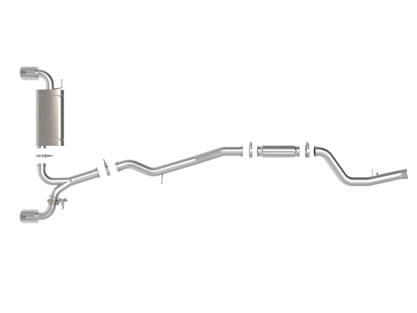 aFe Takeda 3in to 2.5in SS Cat-Back Exhaust | Toyota Supra 21-24 (49-36050-P)