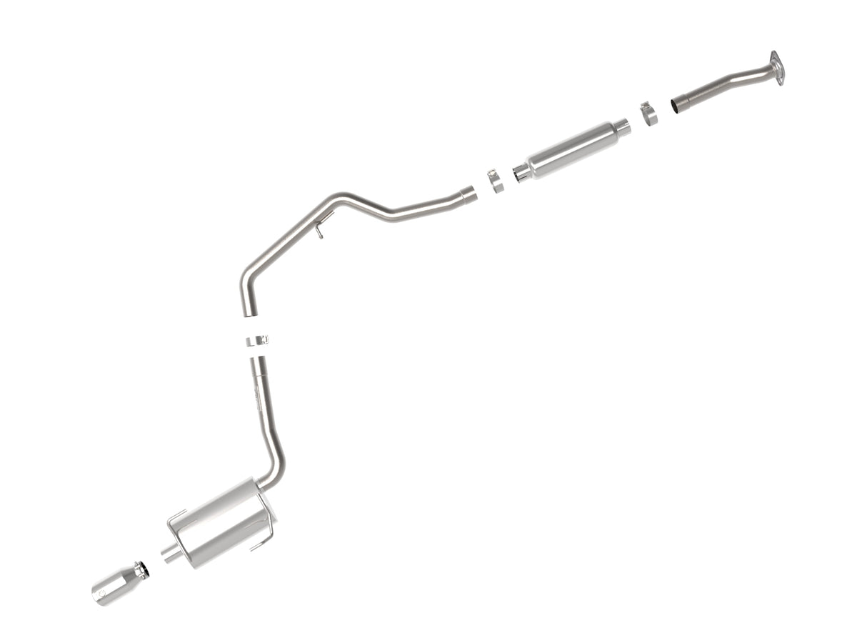 aFe Takeda 2-1/4in SS Cat-Back w/ Polished Tip | Subaru Impreza 2.0L (12-16) (49-36052-P)