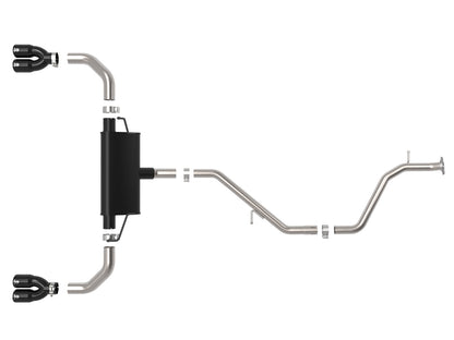 aFe 2in-2.5in Cat-Back Exhaust System | Lexus UX200 Takeda (49-36054-B)