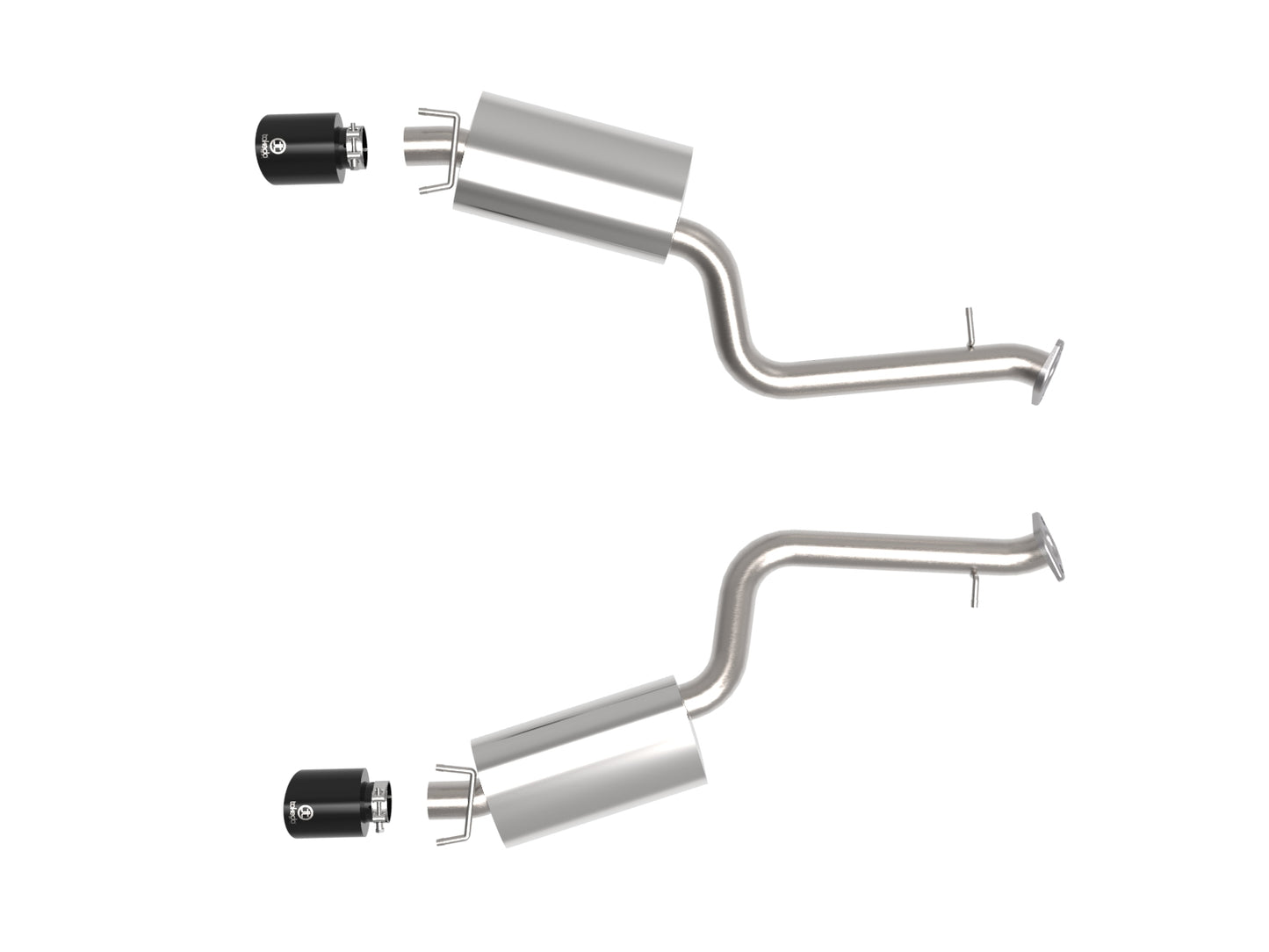 aFe 2.5in 304 SS Axle-Back Exhaust w/ Black Tip | Lexus IS350 V6 2014-2022 (49-36060-B)