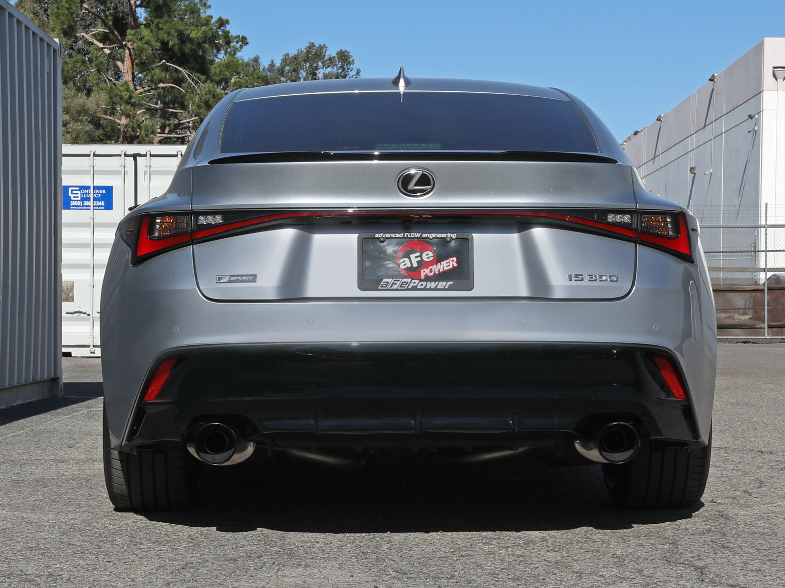 aFe 2.5in 304 SS Axle-Back Exhaust w/ Black Tip | Lexus IS350 V6 2014-2022 (49-36060-B)