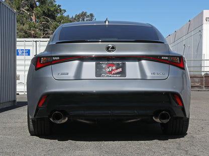 aFe Takeda Axle-Back Exhaust | Lexus IS 14-22 V6-3.5L (49-36060-P)
