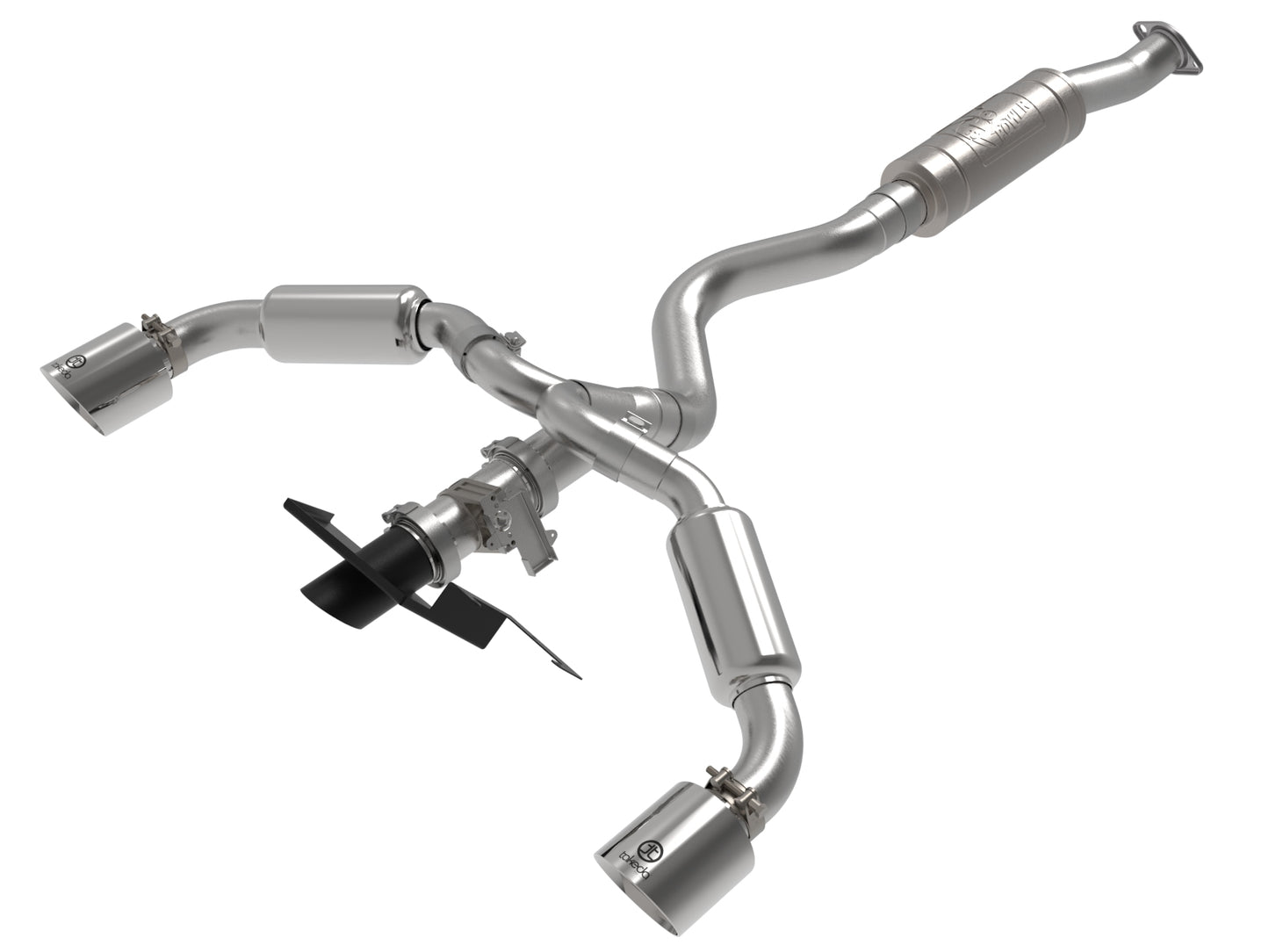 aFe Gemini XV 3in to 2-1/2in SS Cat-Back Exhaust | Toyota GR Corolla (23-24) (49-36067-P)