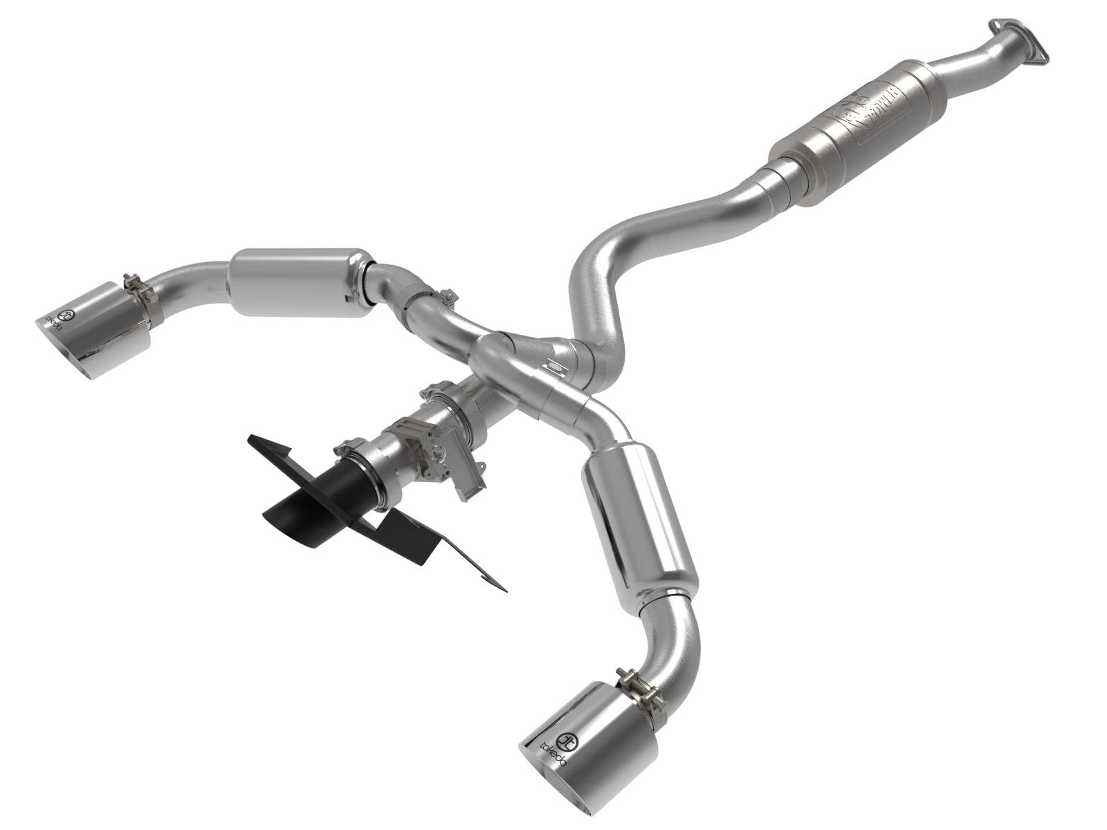 aFe Gemini XV 3in to 2-1/2in SS Cat-Back Exhaust | Toyota GR Corolla (23-24) (49-36067-P)