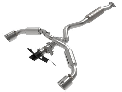 aFe Gemini XV 3in to 2-1/2in SS Cat-Back Exhaust | Toyota GR Corolla (23-24) (49-36067-P)