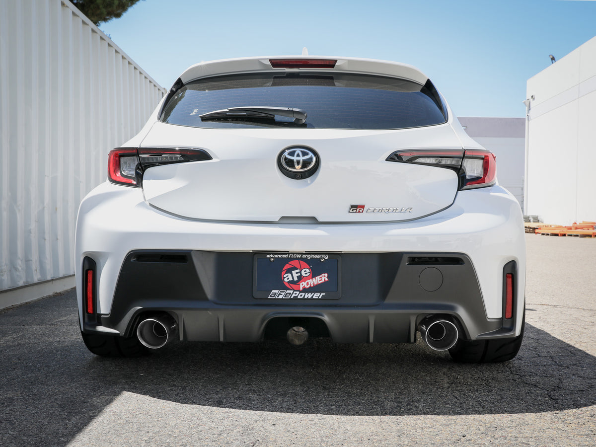 aFe Gemini XV 3in to 2-1/2in SS Cat-Back Exhaust | Toyota GR Corolla (23-24) (49-36067-P)