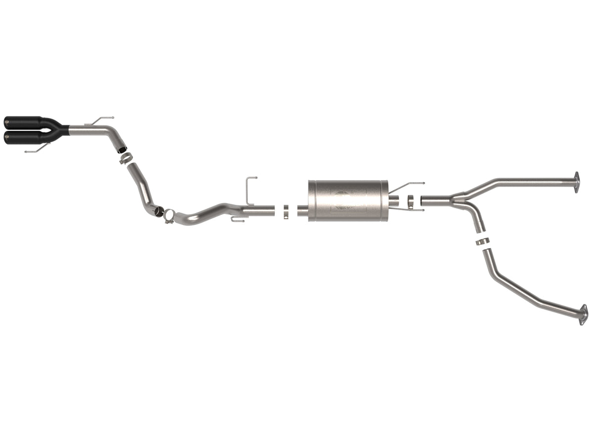 aFe Vulcan SS 2-1/2in-3in Cat-Back w/ Black Tip | Toyota Sequoia V6 3.4L (23-24) (49-36068-B)