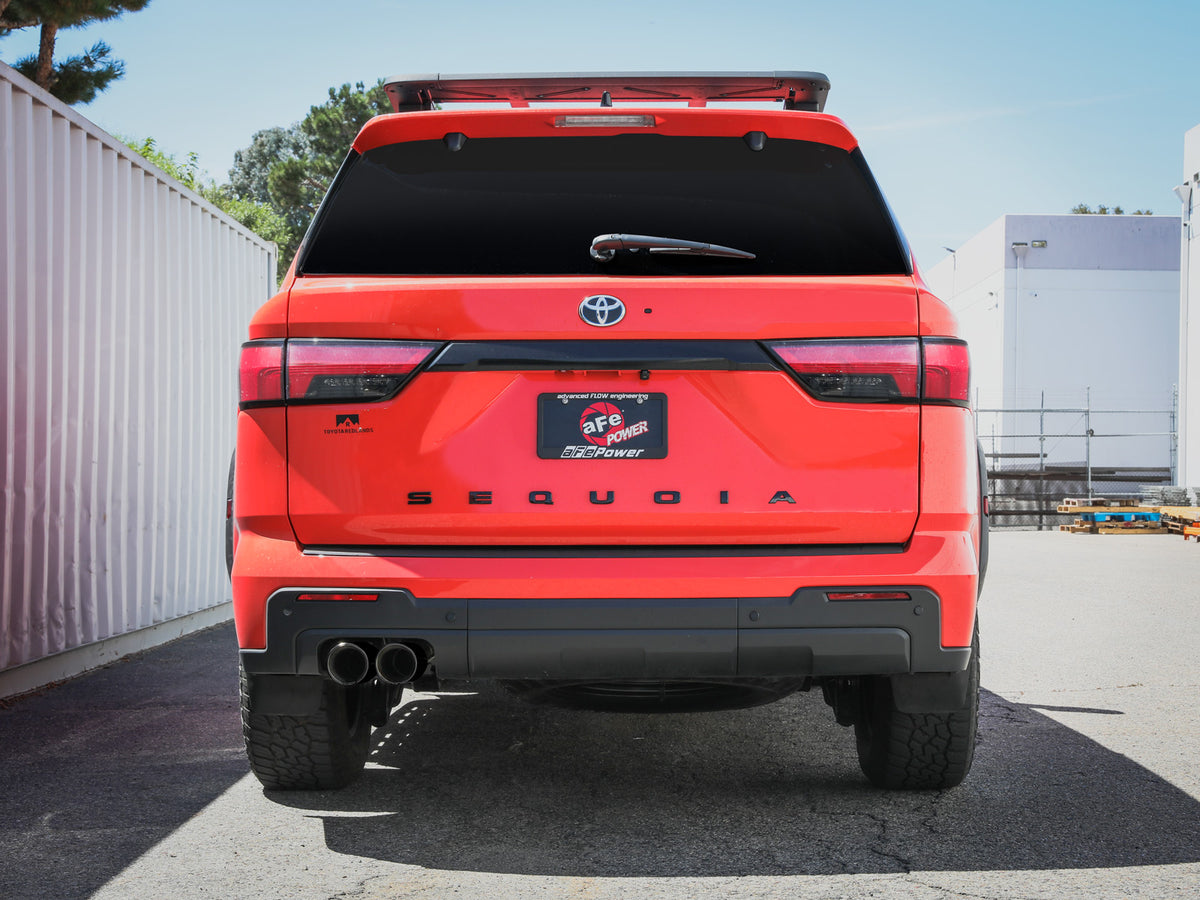 aFe Vulcan SS 2-1/2in-3in Cat-Back w/ Black Tip | Toyota Sequoia V6 3.4L (23-24) (49-36068-B)