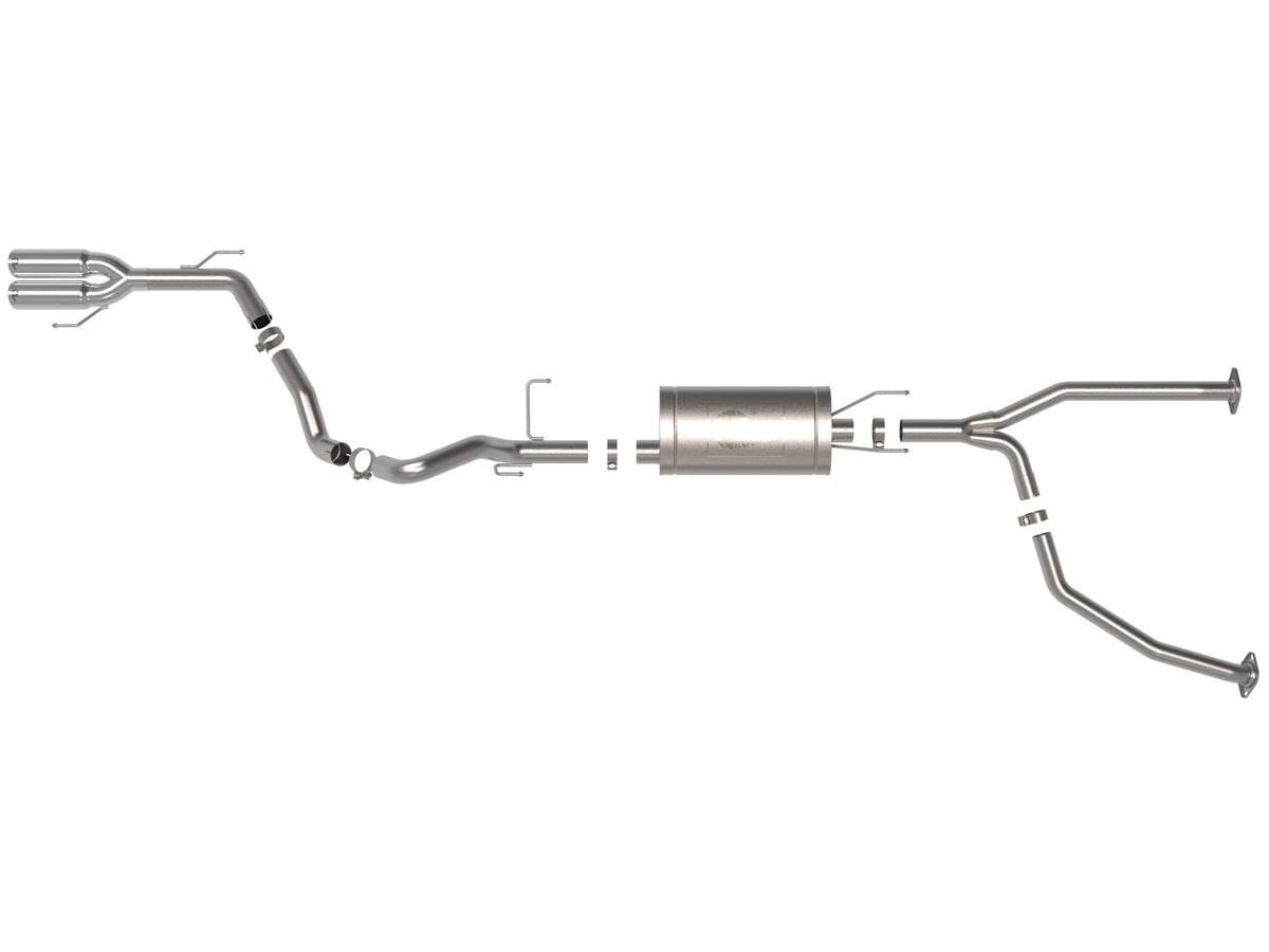 aFe Vulcan SS 2-1/2in-3in Cat-Back w/ Polished Tip | Toyota Sequoia V6 3.4L (23-24) (49-36068-P)