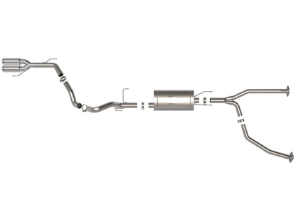 aFe Vulcan SS 2-1/2in-3in Cat-Back w/ Polished Tip | Toyota Sequoia V6 3.4L (23-24) (49-36068-P)