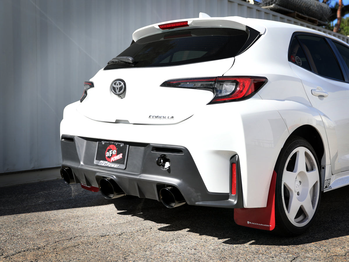 aFe Gemini XV 3in to 2-1/2in SS Cat-Back w/ Cut-Out | Toyota GR Corolla (23+) (49-36070-B)