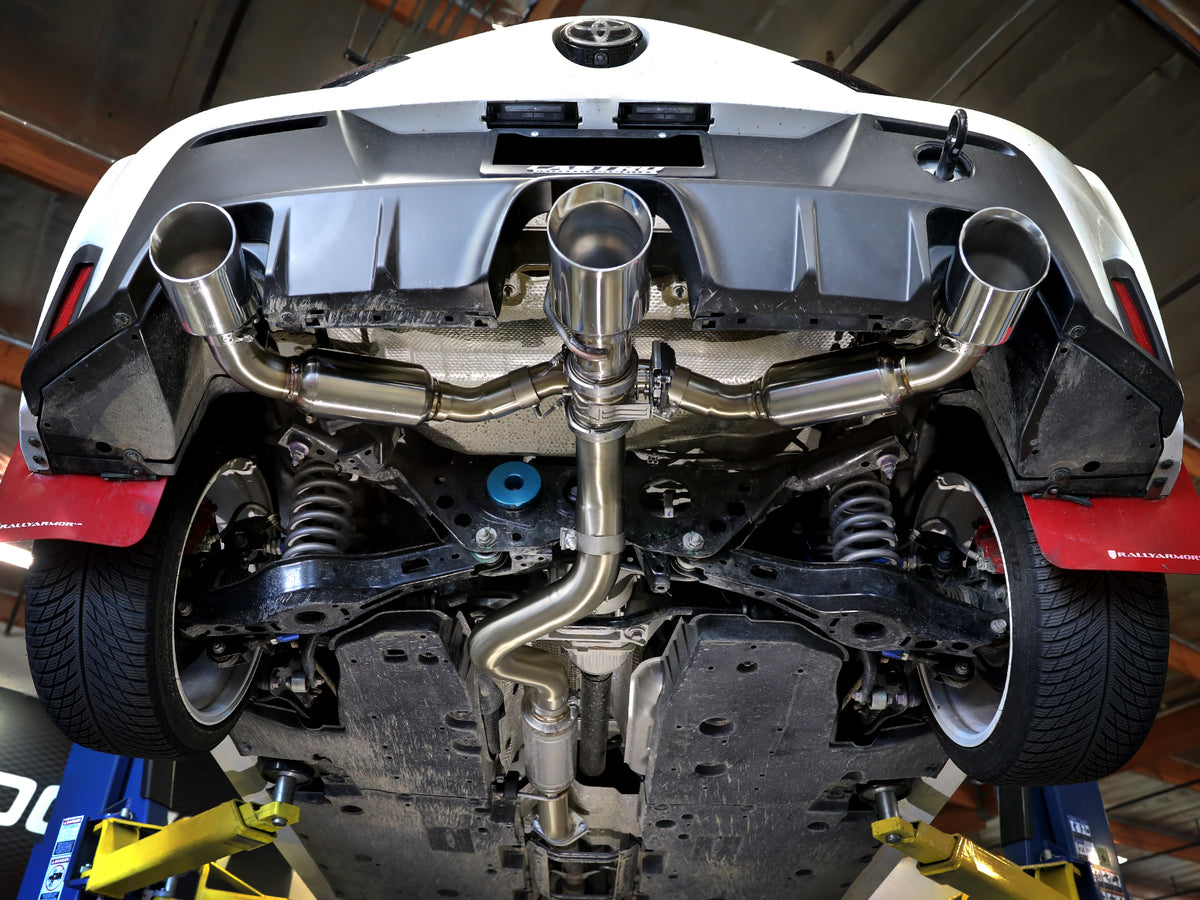 aFe Gemini XV 3in to 2-1/2in SS Cat-Back Exhaust | Toyota GR Corolla (23-24) (49-36070-P)