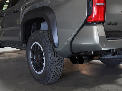 aFe Vulcan 2.5in-3in SS Cat-Back Exhaust w/ Black Tip | Toyota Tacoma L4-2.4L (24-25) (49-36078-B)