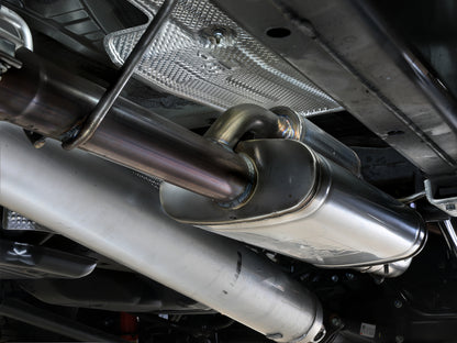 aFe Vulcan 2.5in-3in SS Cat-Back Exhaust w/ Black Tip | Toyota Tacoma L4-2.4L (24-25) (49-36078-B)