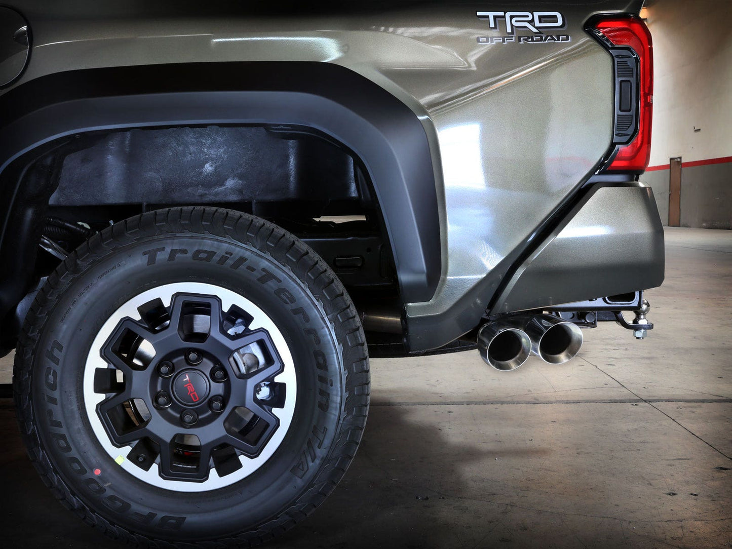 aFe Power 24-25 Toyota Tacoma L4-2.4L (t) Vulcan Series 2.5in to 3in Cat-Back w/ Polished Tip (49-36078-P)