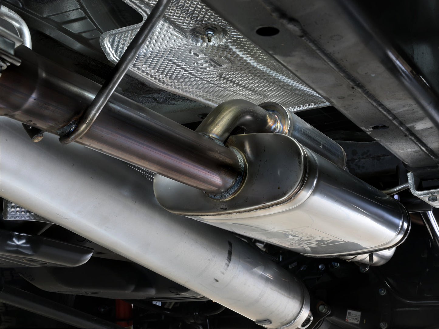 aFe Power 24-25 Toyota Tacoma L4-2.4L (t) Vulcan Series 2.5in to 3in Cat-Back w/ Polished Tip (49-36078-P)