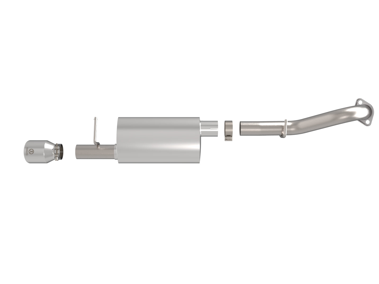 aFe 14-19 Toyota Corolla Takeda 2.5in SS Axle-Back Exhaust | Corolla (14-21) (49-36083-P)