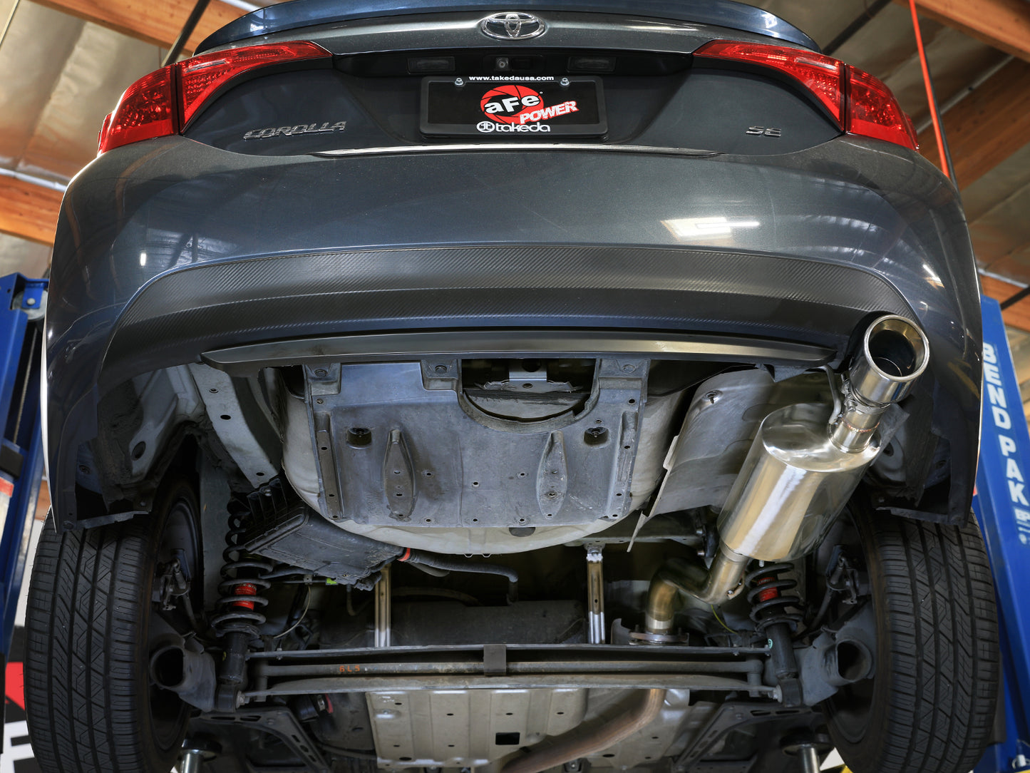 aFe 14-19 Toyota Corolla Takeda 2.5in SS Axle-Back Exhaust | Corolla (14-21) (49-36083-P)