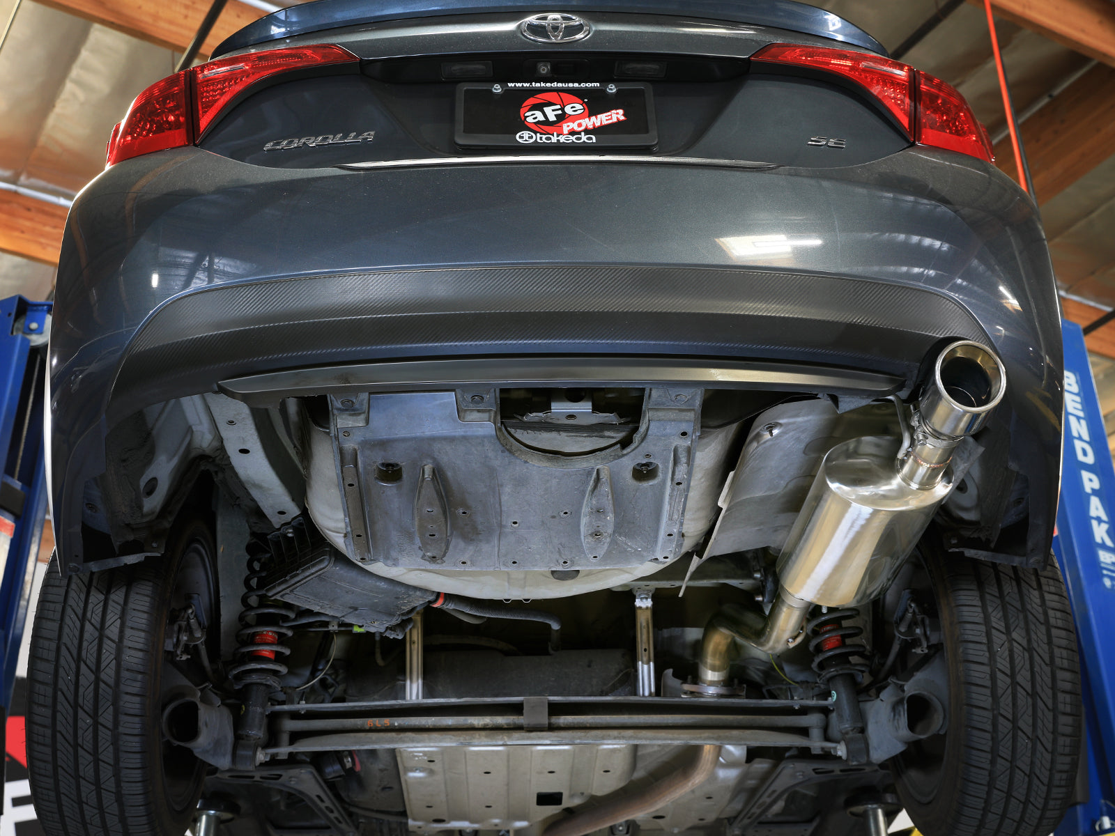 aFe 14-19 Toyota Corolla Takeda 2.5in SS Axle-Back Exhaust | Corolla (14-21) (49-36083-P)