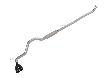 aFe 49-36088-B Vulcan SS 3in Rear Side Exit Exhaust w/ Black Tip For Toyota Hilux