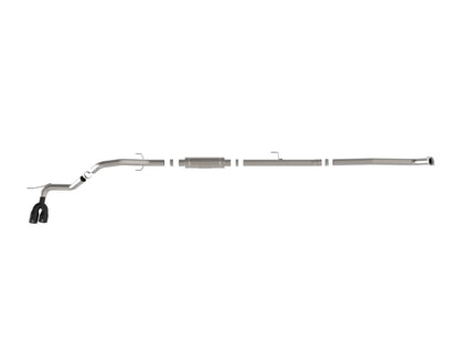 aFe 49-36088-B Vulcan SS 3in Rear Side Exit Exhaust w/ Black Tip For Toyota Hilux