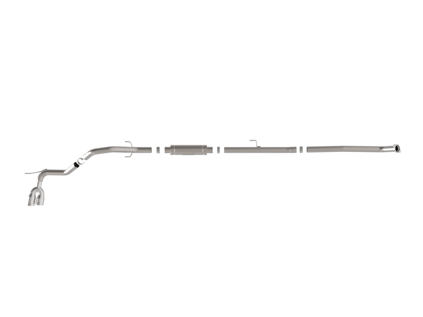aFe 4936088-P Vulcan SS Exhaust 3in Rear Side Exit Toyota Hilux 15-26