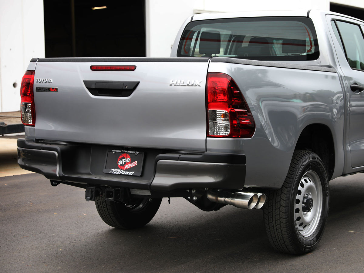 aFe 4936088-P Vulcan SS Exhaust 3in Rear Side Exit Toyota Hilux 15-26