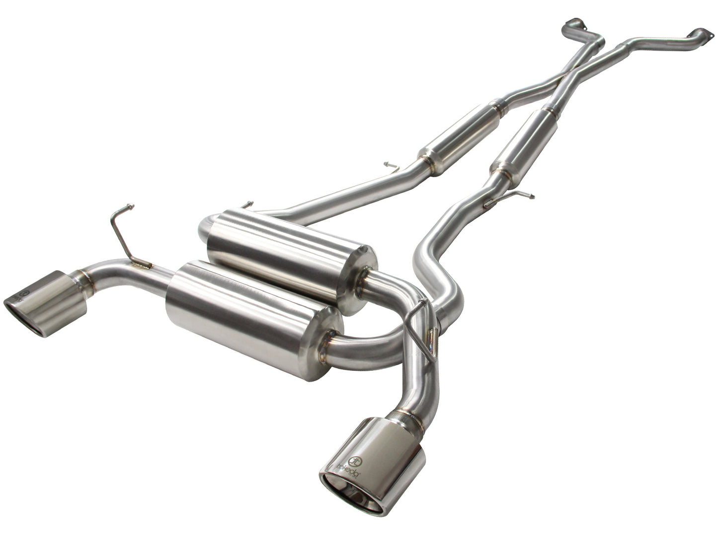 aFe Takeda 2.5in SS Cat-Back Exhaust | Infiniti G37/Q60 (08-16) (49-36103-C)