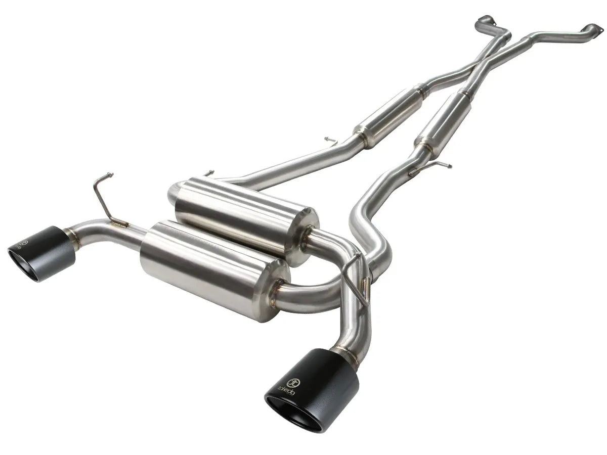 aFe Takeda 2.5" 304 Stainless Steel Cat-Back | 14-16 Infiniti Q60 Coupe 3.7L / 08-13 G37 Coupe 3.7L (49-36103)